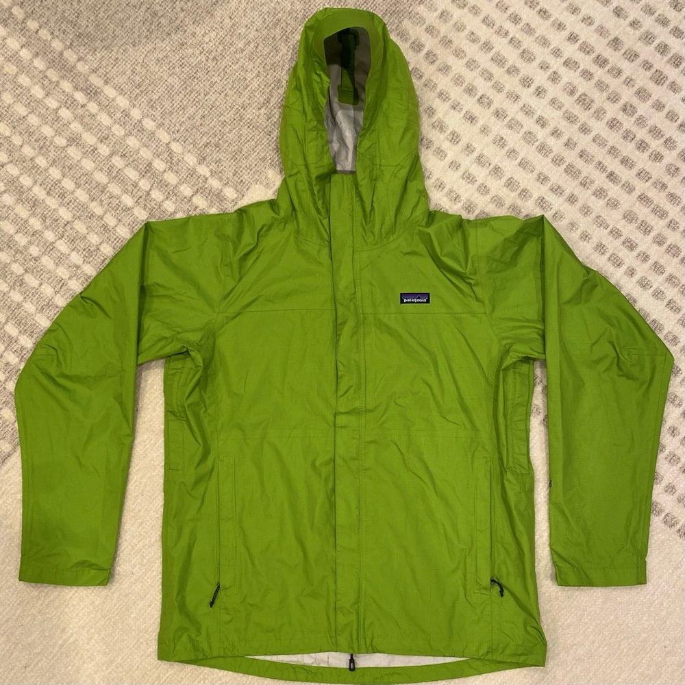 Patagonia Green Raincoat